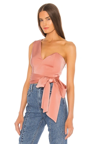 Shop Nbd Jasper Top In Blush