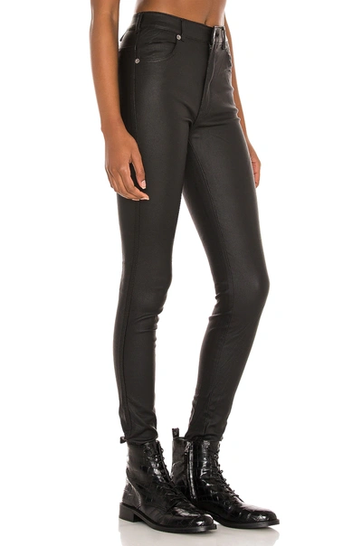 Dr Denim Lexy Skinny In Black Metal