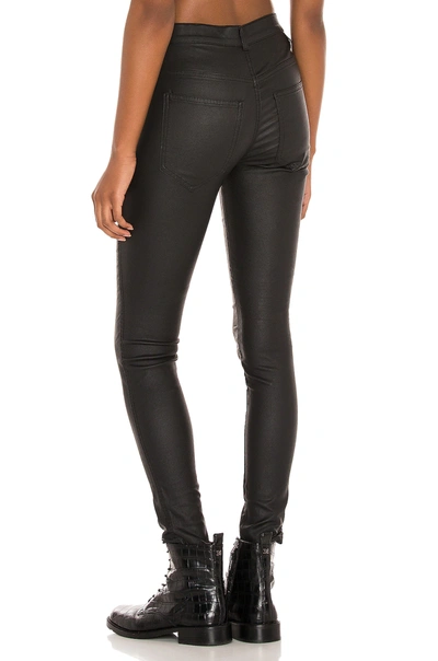 Dr Denim Lexy Skinny In Black Metal