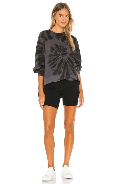 Shop Electric & Rose Neil Sweatshirt In Onyx Rhythm Wash