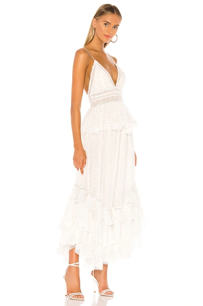 Shop Rococo Sand Elna Dress In Off White