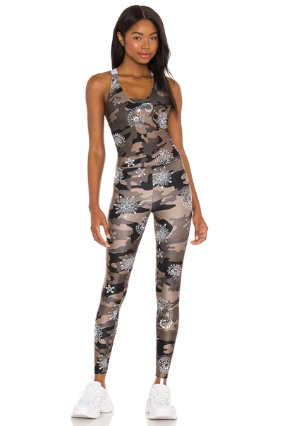 Koral Forward Energy Jumpsuit In Camo Green