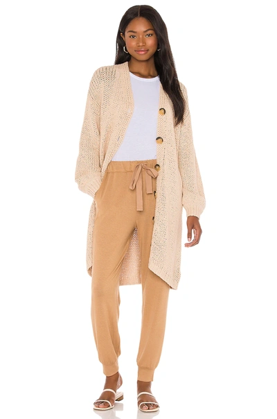 Shop 1.state Cozy Knit Jogger In Wild Oak