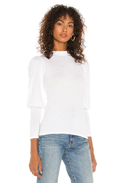 Shop Bobi Lightweight Jersey Top In White