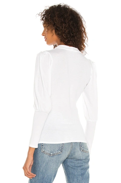 Shop Bobi Lightweight Jersey Top In White