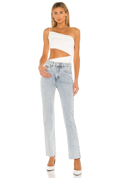 Superdown Veronica Cut Out Bodysuit In White