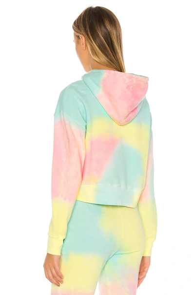 Shop Frankies Bikinis Burl Sweatshirt In Rainbow Tie Dye