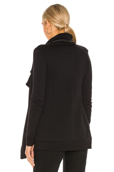 Allsaints Dahlia Sweatshirt Cardigan In Black | ModeSens