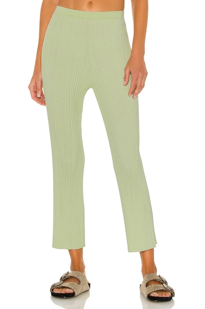 Shop Dion Lee Float Rib Pant In Mint