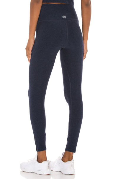 Beyond Yoga Spacedye Caught In The Midi High Waisted Legging In Nocturnal Navy