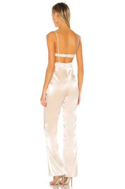 Shop Nbd Nicole Jumpsuit In Champagne