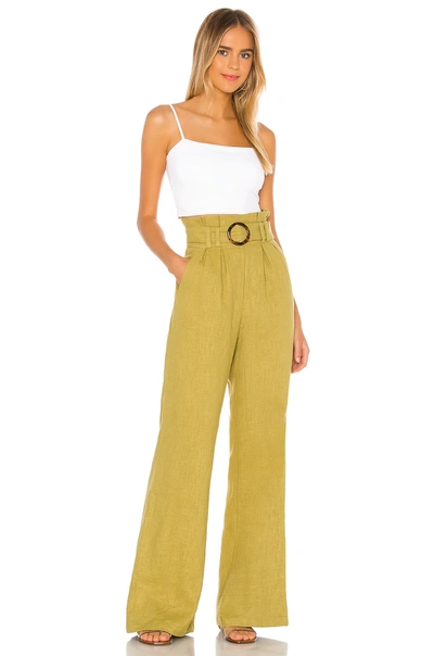 Shop Lovers & Friends Grant Pant In Sage Green