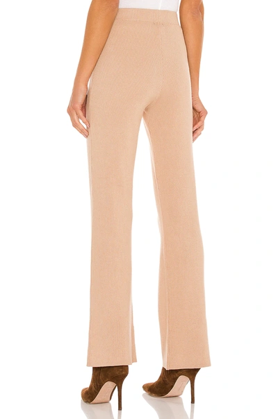 Shop Afrm Ellio Sweater Pant In Tan