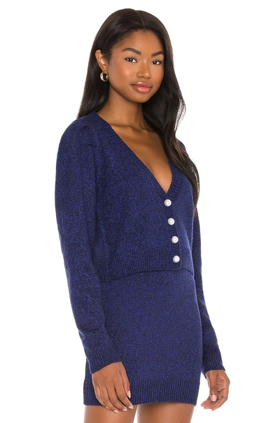 Shop Lovers & Friends Hailey Cardigan In Navy