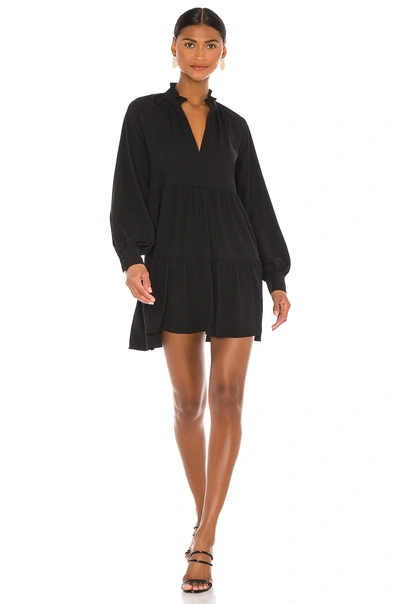 Shop Amanda Uprichard Saffron Dress In Black