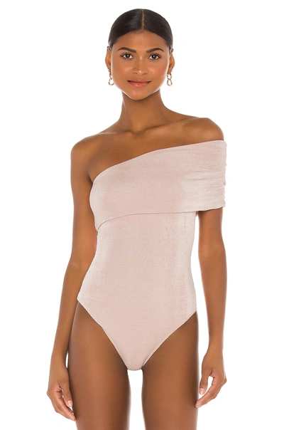 Shop Alix Nyc Hewes Bodysuit In Buff