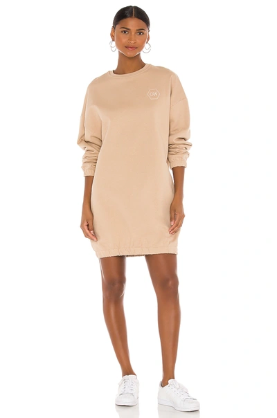 Shop Ow Intimates Kelly Sweat Dress In Nude