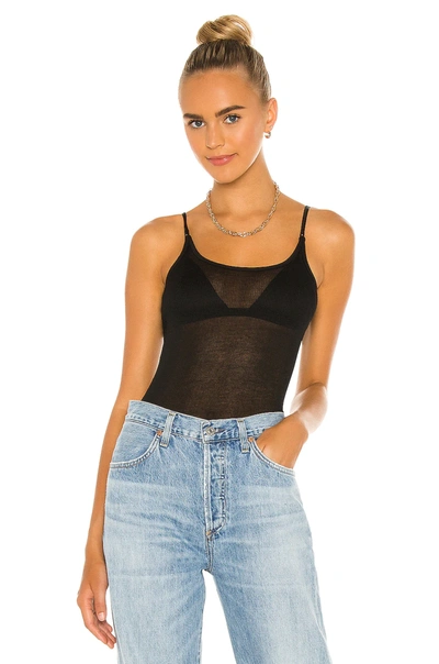 Shop Anine Bing Lana Bodysuit In Black