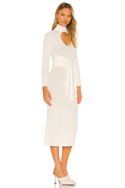 Shop The Line By K Malcolm Dress In Off White