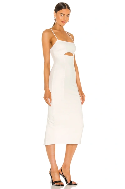 H:ours Enzo Midi Dress In White