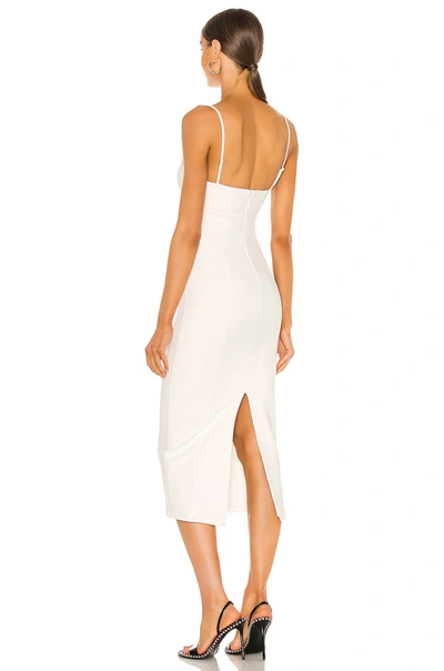 H:ours Enzo Midi Dress In White