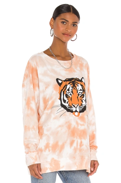 Shop Wildfox Roadtrip Sweatshirt In Saturn Grunge Dye