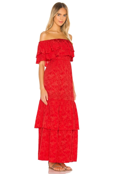 Shop House Of Harlow 1960 X Revolve Miriana Dress In Bright Red