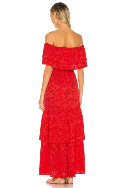 Shop House Of Harlow 1960 X Revolve Miriana Dress In Bright Red