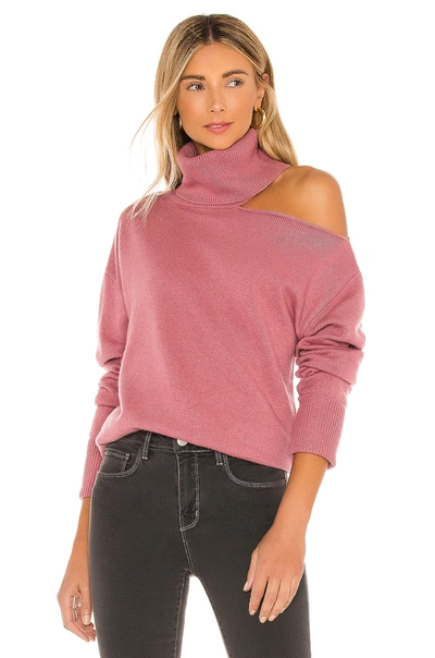 Shop Paige Raundi Sweater In Mesa Rose