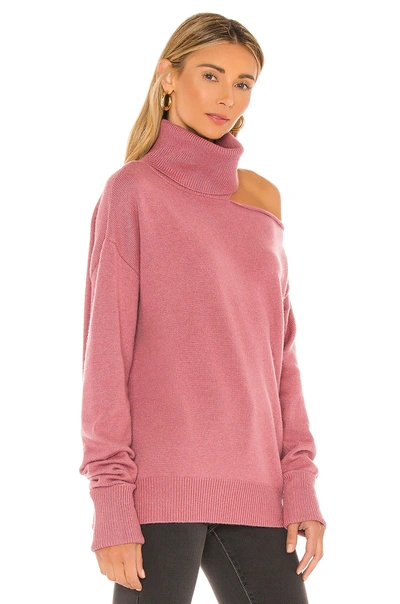 Shop Paige Raundi Sweater In Mesa Rose