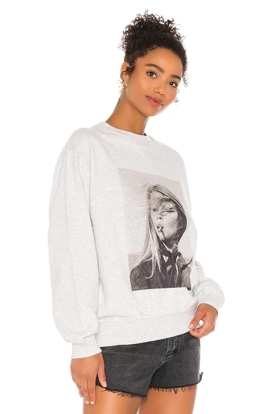 Shop Anine Bing Ramona Sweatshirt Ab X To In Heather Grey