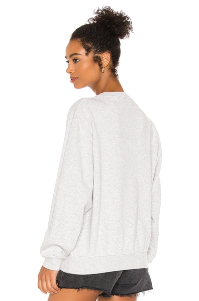 Shop Anine Bing Ramona Sweatshirt Ab X To In Heather Grey