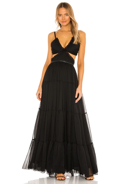 Shop Alexis Biharie Dress In Black