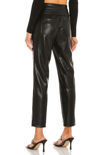 Shop Jonathan Simkhai Tessa Vegan Leather Pant In Black