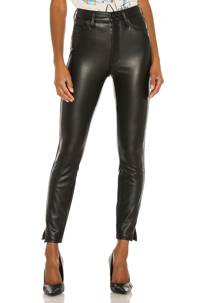 Mother High-rise Vamp Faux Leather Pants In Faux Show | ModeSens