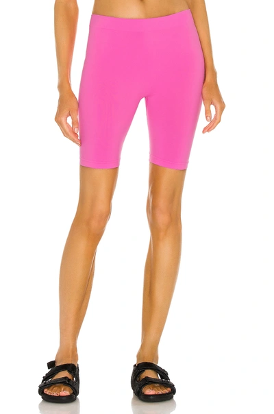 Shop Helmut Lang Bike Shorts In Disco Pink