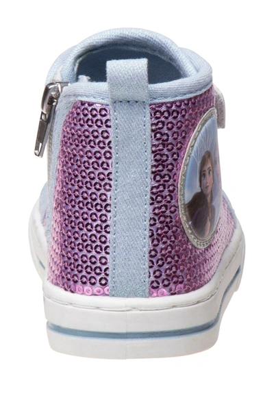 Shop Josmo Disney Frozen Ii Hi Top Sneaker In Purple Blue
