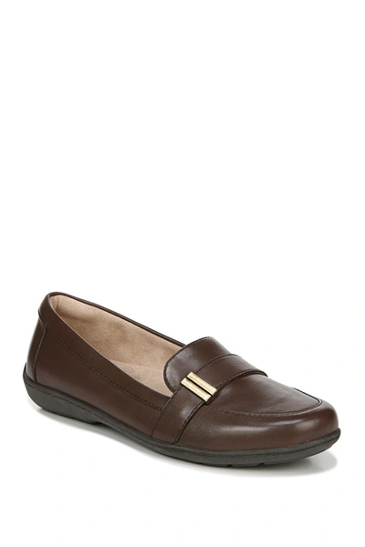 Shop Soul Naturalizer Kentley Leather Loafer In Brown Leather
