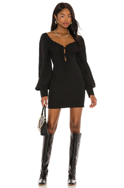 Shop Sndys Amanda Dress In Black