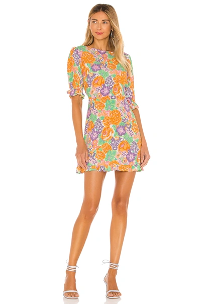 Shop Faithfull The Brand Florence Mini Dress In Ade Floral