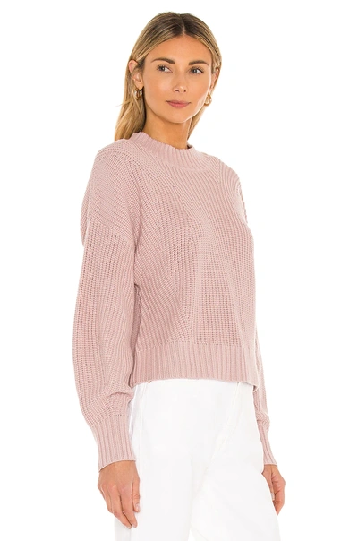 Shop 525 Mia Cropped Sweater In Quartz