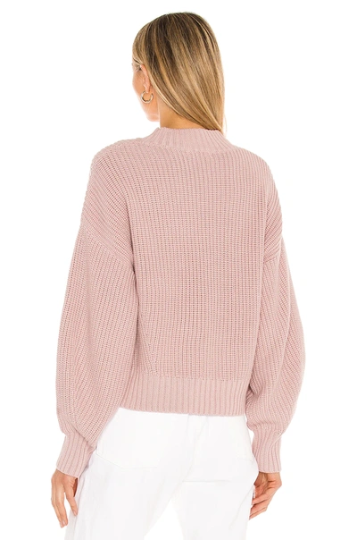 Shop 525 Mia Cropped Sweater In Quartz