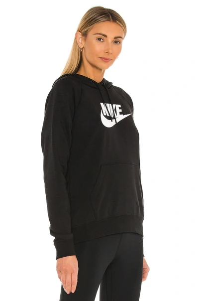 Shop Nike Nsw Essential Hoodie In Black