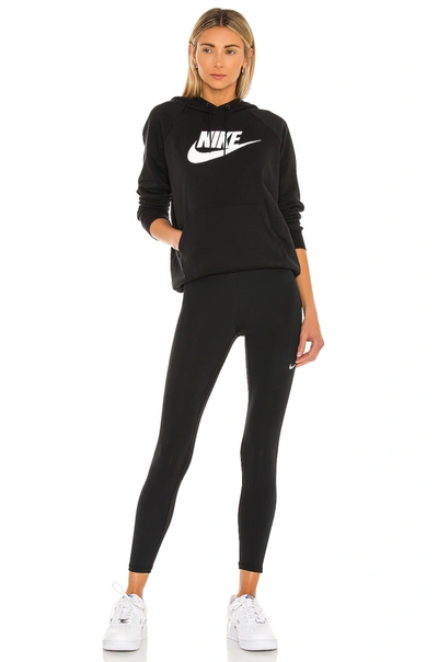 Shop Nike Nsw Essential Hoodie In Black