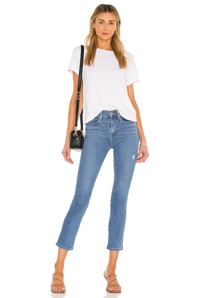 Shop Levi's 724 High Rise Straight Crop In Rio Top Line