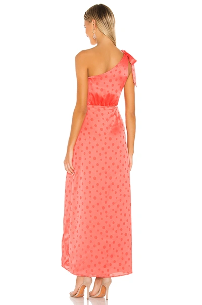 Shop Privacy Please Blake Maxi Dress In Hot Coral