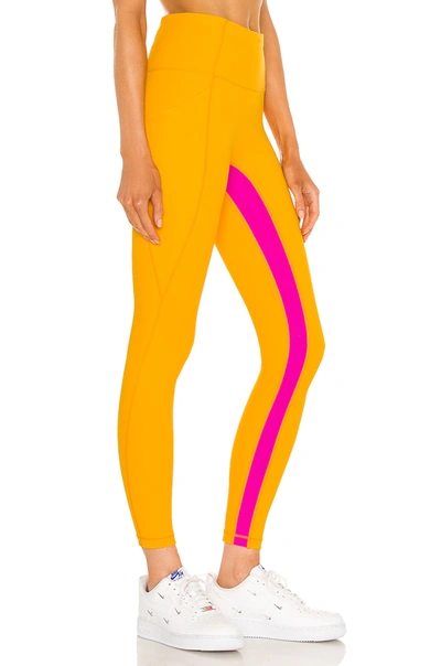 Shop All Access Ultra High Rise Utility Pocket Legging In Escape Orange & Digital Pink