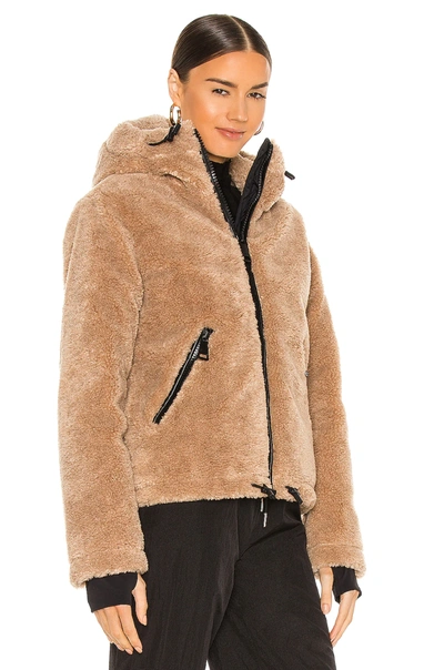 Shop Sam Bailey Faux Fur Jacket In Camel