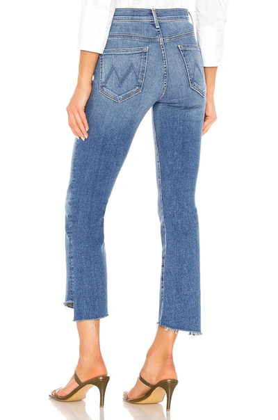 Mother The Insider High-rise Crop Step Fray Hem Jeans In Promises T