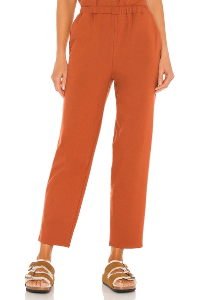 Shop House Of Harlow 1960 X Revolve Cropped Pant In Red Rust